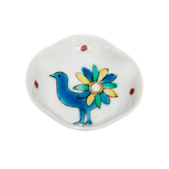 [Eisyou] Mokuren bean dish with blue bird design