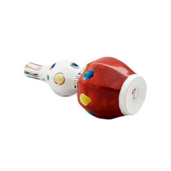 [Eisyou] Polka-dot patterned sake bottle (1 gou)