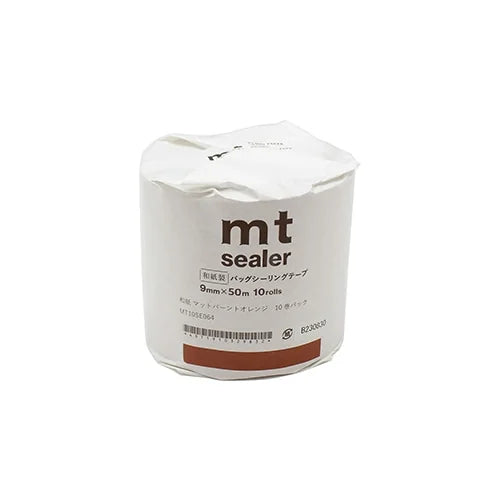 mt Sealer Bag-Sealing Tape (10-Pack) – Matte Burnt Orange, 9mm×50m