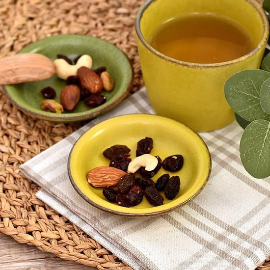 Veggie Color Mustard Otsumami Tray Japanese Tableware Condiment Plate Made in Japan Minoyaki Sake Stylish Modern