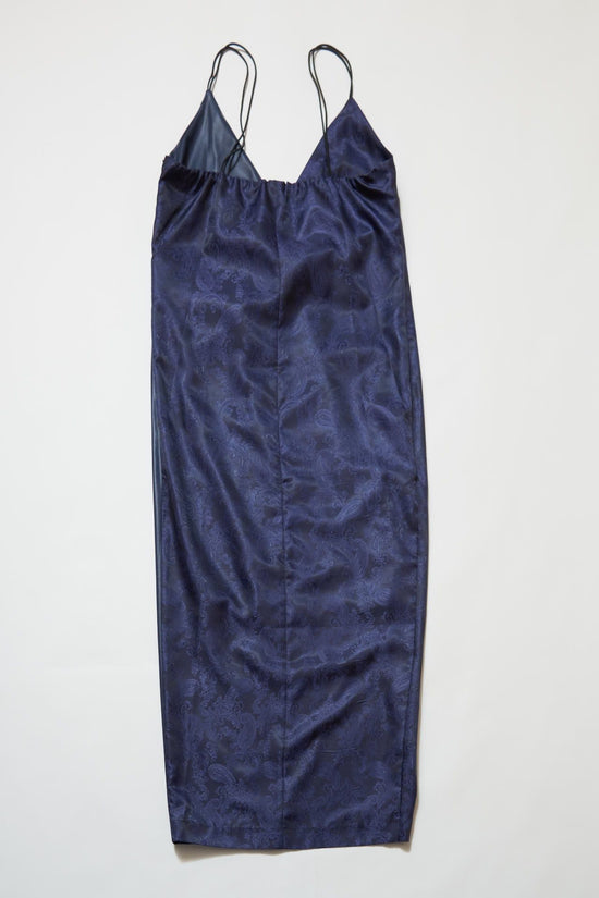 Eco-Leather Dress (Navy)