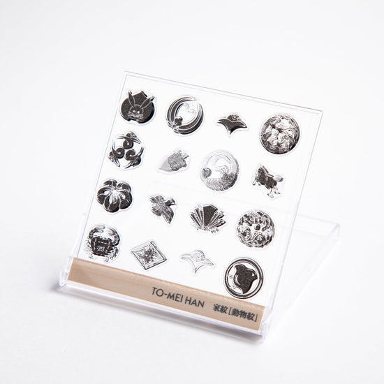 Family crests [animal crests] - Transparent photopolymer clear stamps that can be pasted and peeled TO-MEI HAN