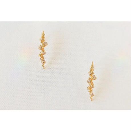 Scrolling Pierced Earrings