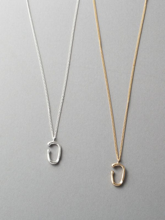 Metal shaped top necklace (2 colors)