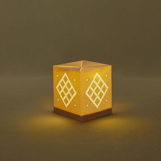 [Hishiboshi] Glowing Kogin Table Lamp