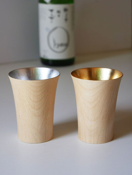 Celebration Cup Natural Gold and Silver Pair
