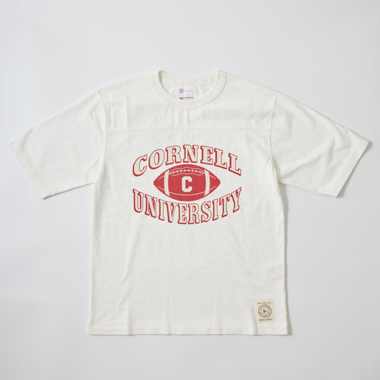 FELCO H/S FOOTBALL TEE - CORNELL UNIVERSITY PRINT