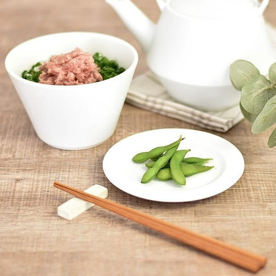 Cuisine Stone Matte Multi Bowl Lid White Type Western Tableware Round Bowl Made in Japan Minoyaki Fashionable Modern
