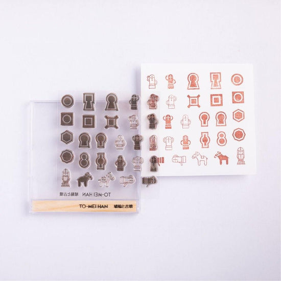 TO-MEI HAN Haniwa and Kofun -Postable clear stamp made of photopolymer