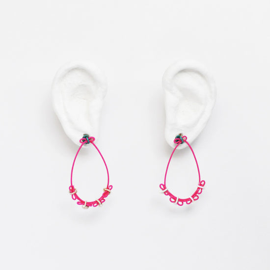 Ribbon hoop Drop (Pink)