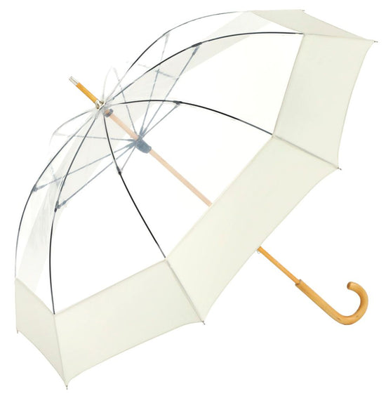 Long Umbrella RE:PET Eco Clear / Plain Collar