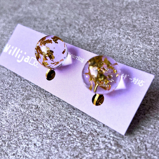[Willija] Transparent clip-on earrings (MA)