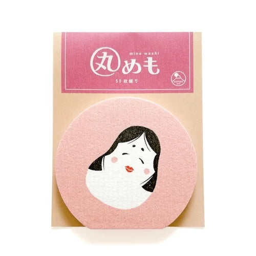 Furukawa Shiko Maru-Memo Round Memo Pad – Otafuku