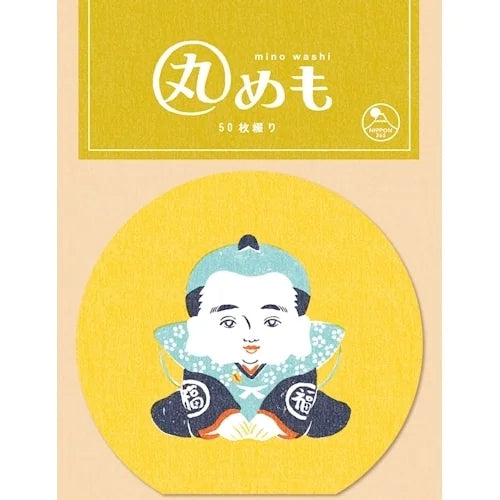 Furukawa Shiko Maru-Memo Round Memo Pad – Fukusuke Lucky Figure