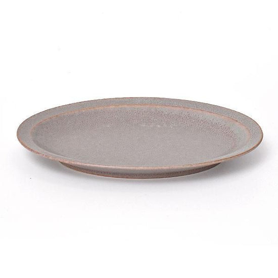 Cuisine Glaze 9" oval platter, oval plate, brown, Western tableware, shaped plate, made in Japan, Minoyaki