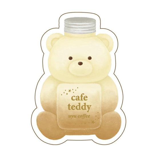 cafe teddy sticker [uyu].