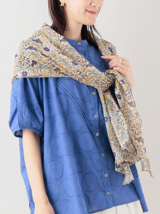 Chintz printed shawl (2 colors) 100% Cotton