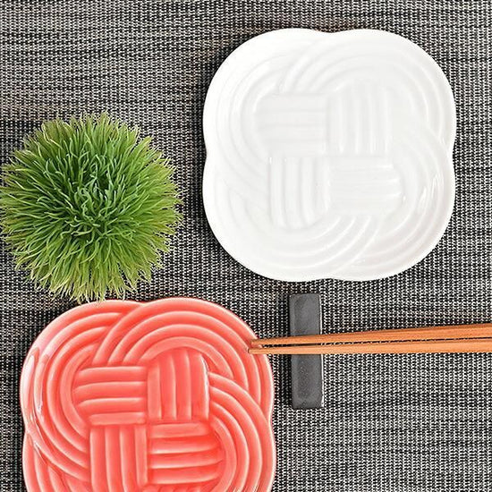 White Porcelain Yui Small Dish, white type, Japanese tableware, small dish, made in Japan, Minoyaki