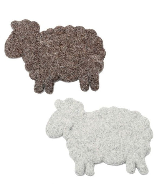 Felt pot stand (sheep, 2 colors) M16-2509