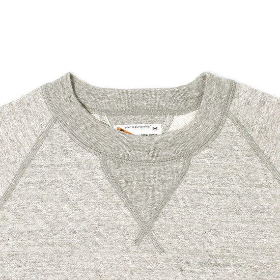 FELCO 12oz TERRY S/S DOUBLE V GUSSET RAGLAN CREW SWEAT FLAT SEAMA STITCH