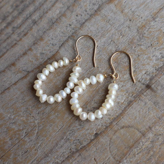 Fresh water pearl ring pierce/earring