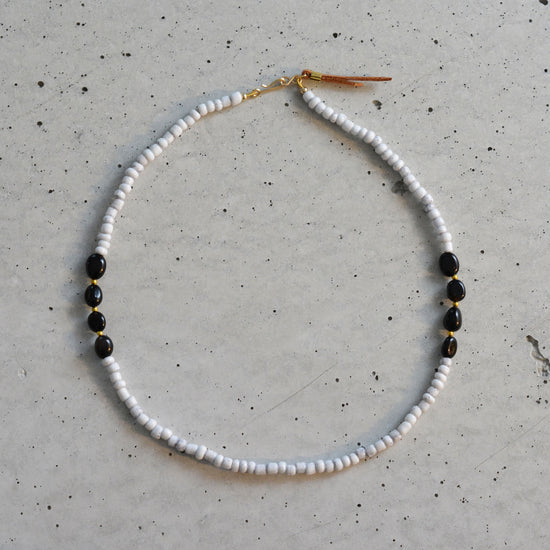 Neckless -Java Beads & Onyx