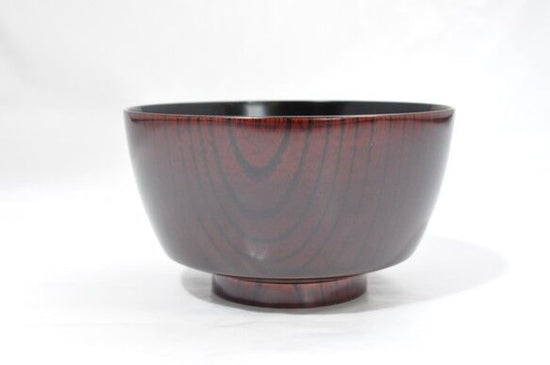 Yamanaka-nuri Kasho-an original product: Zelkova 4.3 Bowl, Wood, Roiro inside Black SO-0546