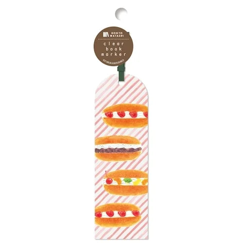 Furukawa Shiko Clear Bookmark – Koppepan Bread Roll