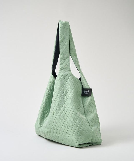 DOUBLE bag / green matrasse / L