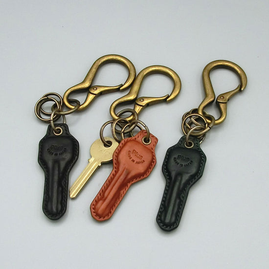 Carabiner key holder key charm plus leather