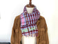 Handwoven tweed scarf | mid ♡♤ ♭69 [made with apparel leftover yarn]