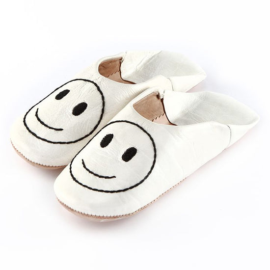 Smile Embroidery Babouche