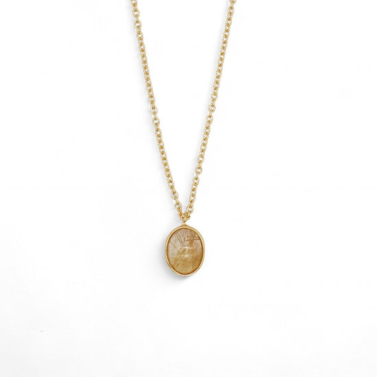 Coral Rutilated Quartz