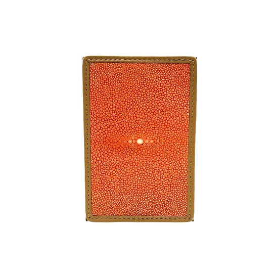 Slim Card Case (Orange x Chai) Capri