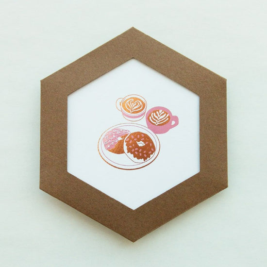 ROKKAKU CARD [doughnuts].