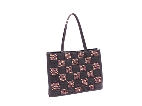 Checked Patchwork MI Tote