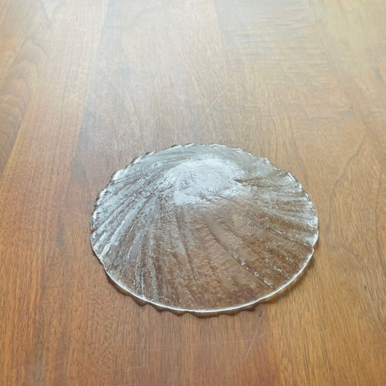 [Kohei Kishimoto] Glass flat bowl