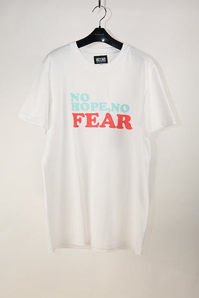 NO HOPE NO FEAR Big T-shirt (White)