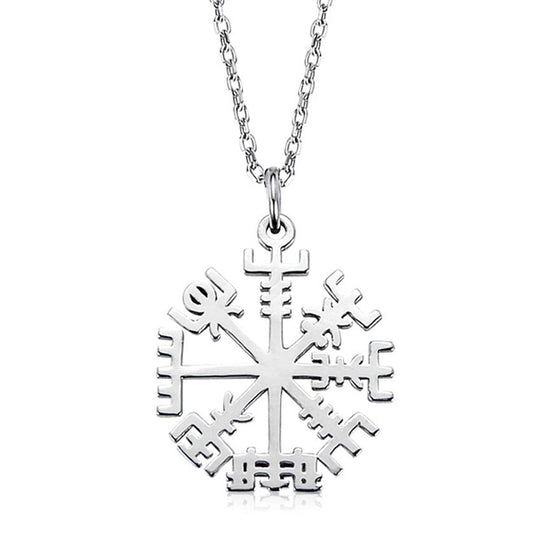 Standard pendant [Vegvisir - Silver].