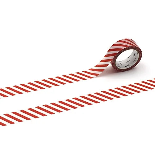 mt Masking Tape – Stripe Deep Red, 15mm×5m