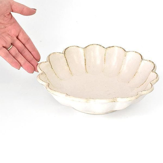 RINKA WHITE 21 Bowl White Japanese Tableware Bowl Made in Japan Minoyaki, Stylish, Modern