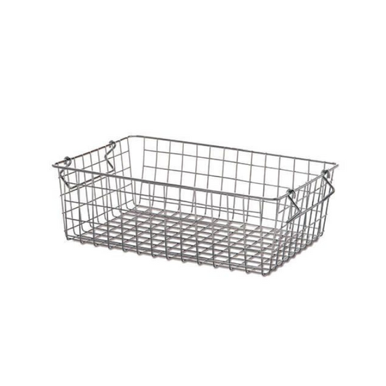 63395 Stacking basket silver