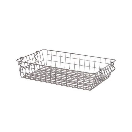 63394 Stacking basket silver