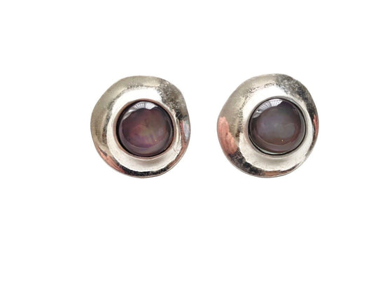 Horo Earring <Silver Purple>