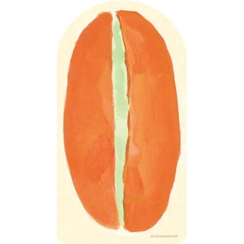 Furukawa Shiko Dokusho-biyori Book Cover & Bookmark Set – Melon Cream Bun