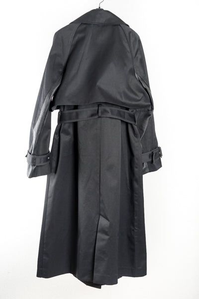 Piping Trench Coat (Black)