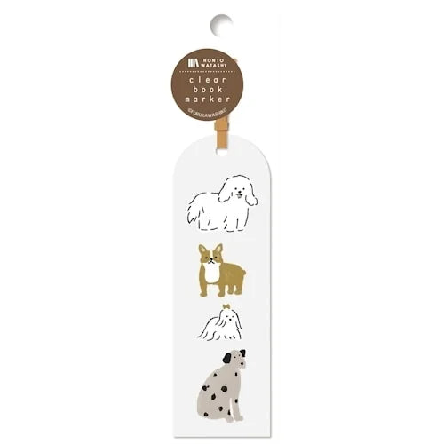 Furukawa Shiko Clear Bookmark – A Gathering of Dogs