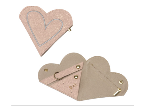 Heart Shaped Jewelry Pouch Jewelry Storage Pouch, Pack of 10 AO-TR-24