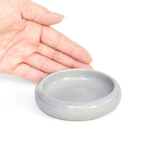 Gray mat ashtray, daily necessities, ashtray, made in Japan, Minoyaki, café style, stylish, modern
