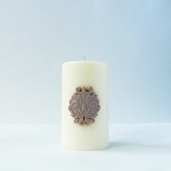 Soy wax candle beige
